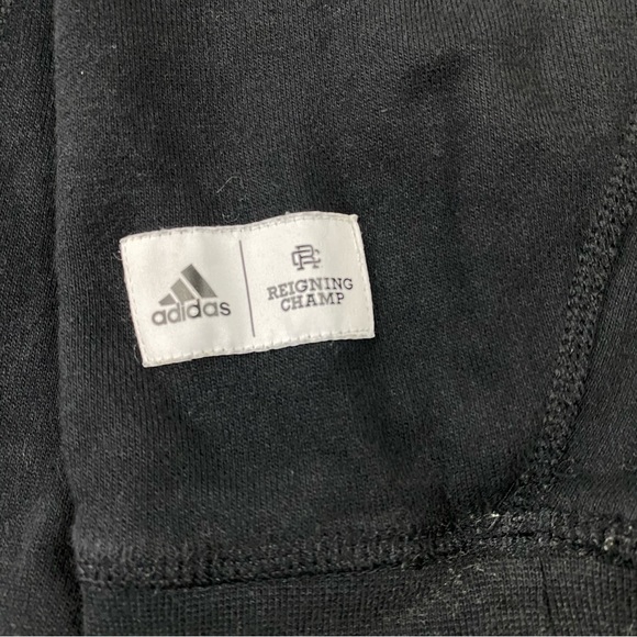 Adidas Reigning Champ Collab Black Full Zip Sweatshirt Hoodie Men’s Size Large - Picture 2 of 12